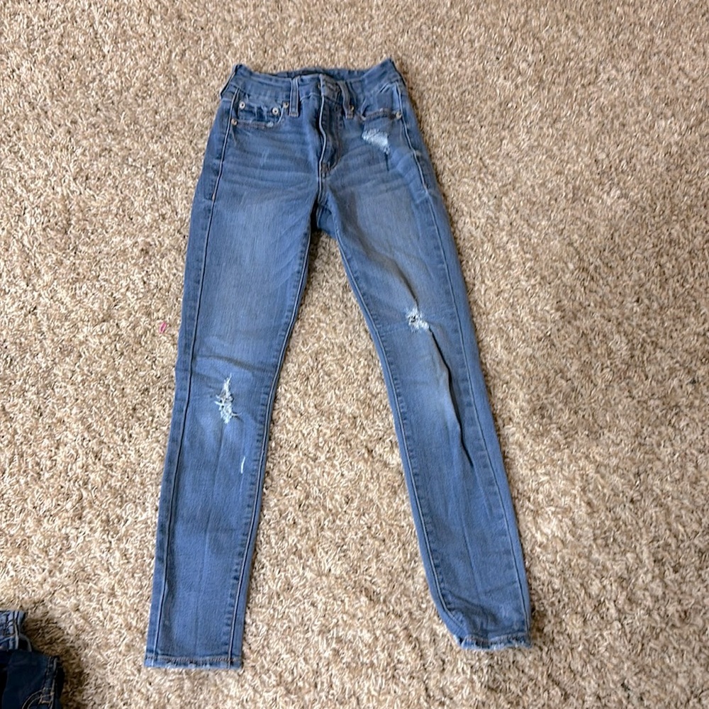 Aeropostale High Rise Curvy Jeggings